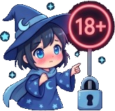 R-18 Age Gate Mascot